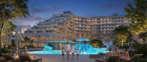 2-к номер с ремонтом и видом на бассейн, 52,7 м2, 6/9 этаж, ГК Sun Garden
