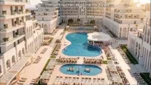 2-к номер с видом на бассейн, 53,1 м2, 5/9 этаж, ГК Sun Garden